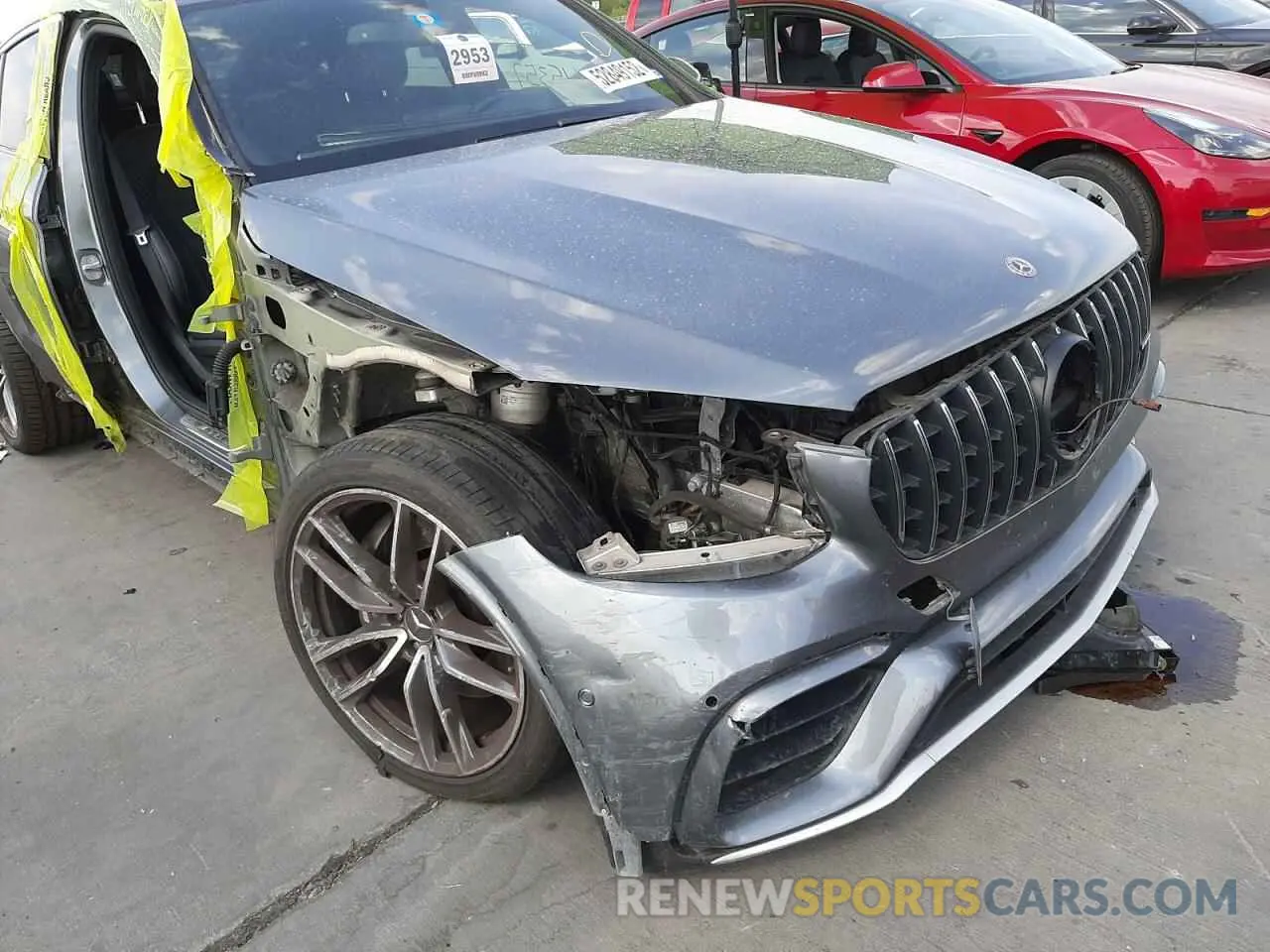 9 fotografías del automóvil dañado WDC0J8JBXKF564910 MERCEDES-BENZ GLC-CLASS 2019
