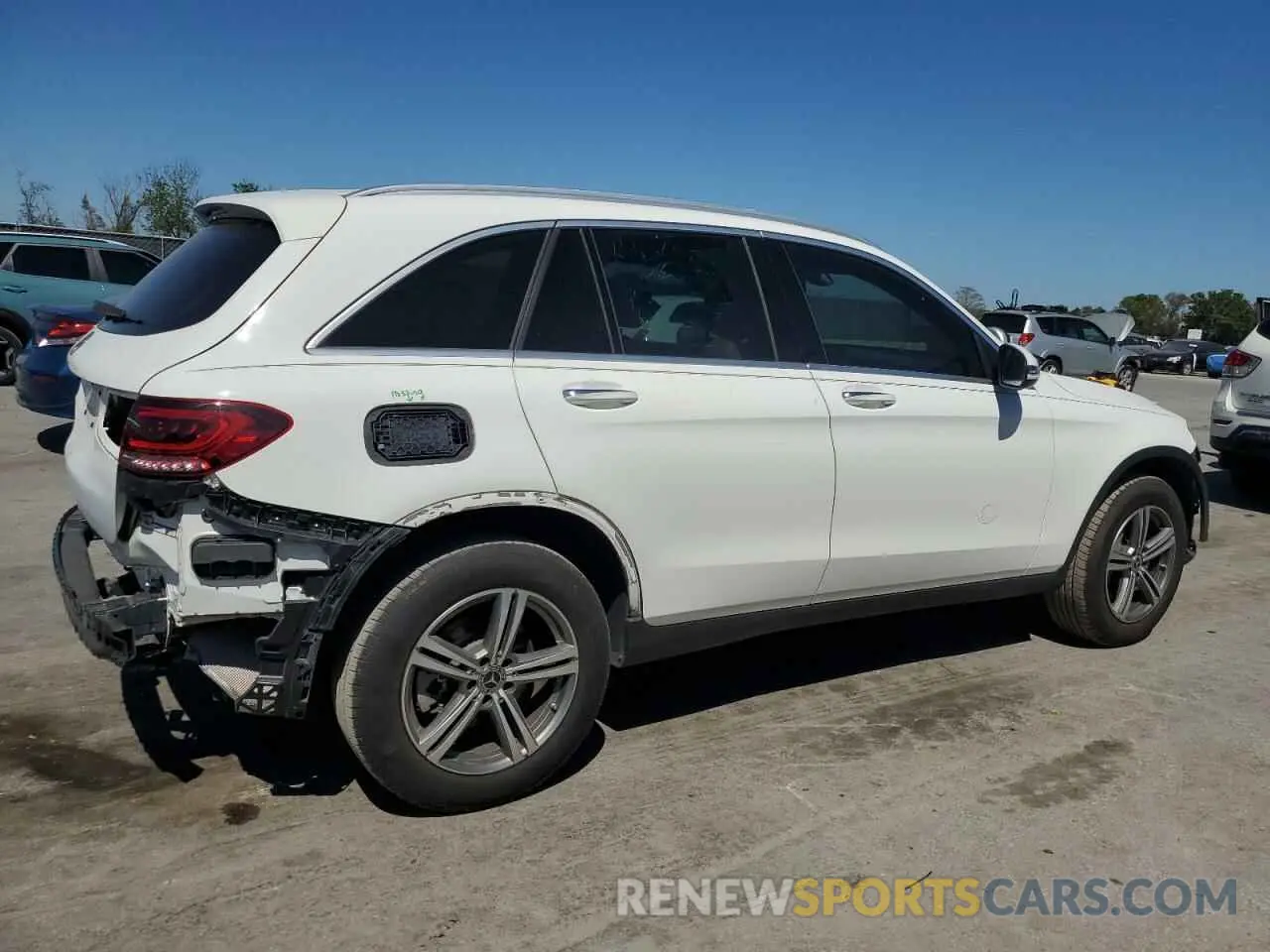 3 fotografías del automóvil dañado W1N0G8DB3LF784562 MERCEDES-BENZ GLC-CLASS 2020