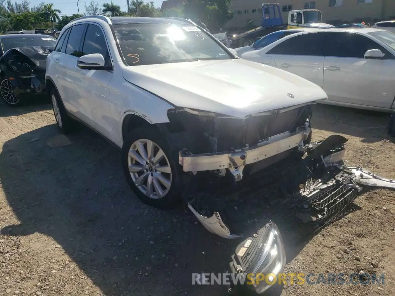 1 fotografías del automóvil dañado W1N0G8DB4LF805175 MERCEDES-BENZ GLC-CLASS 2020