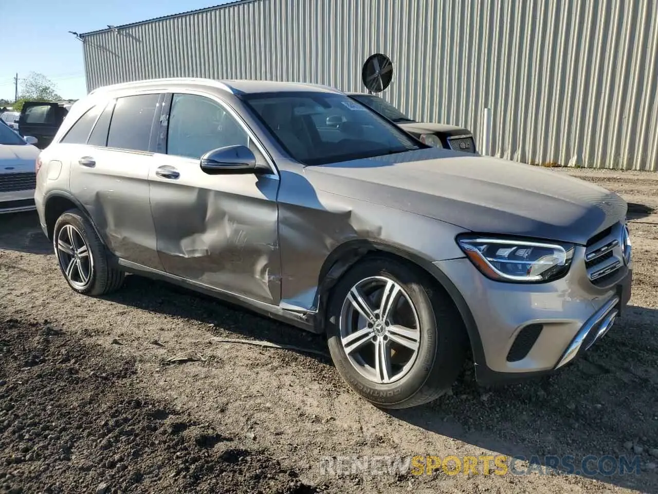 4 fotografías del automóvil dañado W1N0G8DB5LF820302 MERCEDES-BENZ GLC-CLASS 2020
