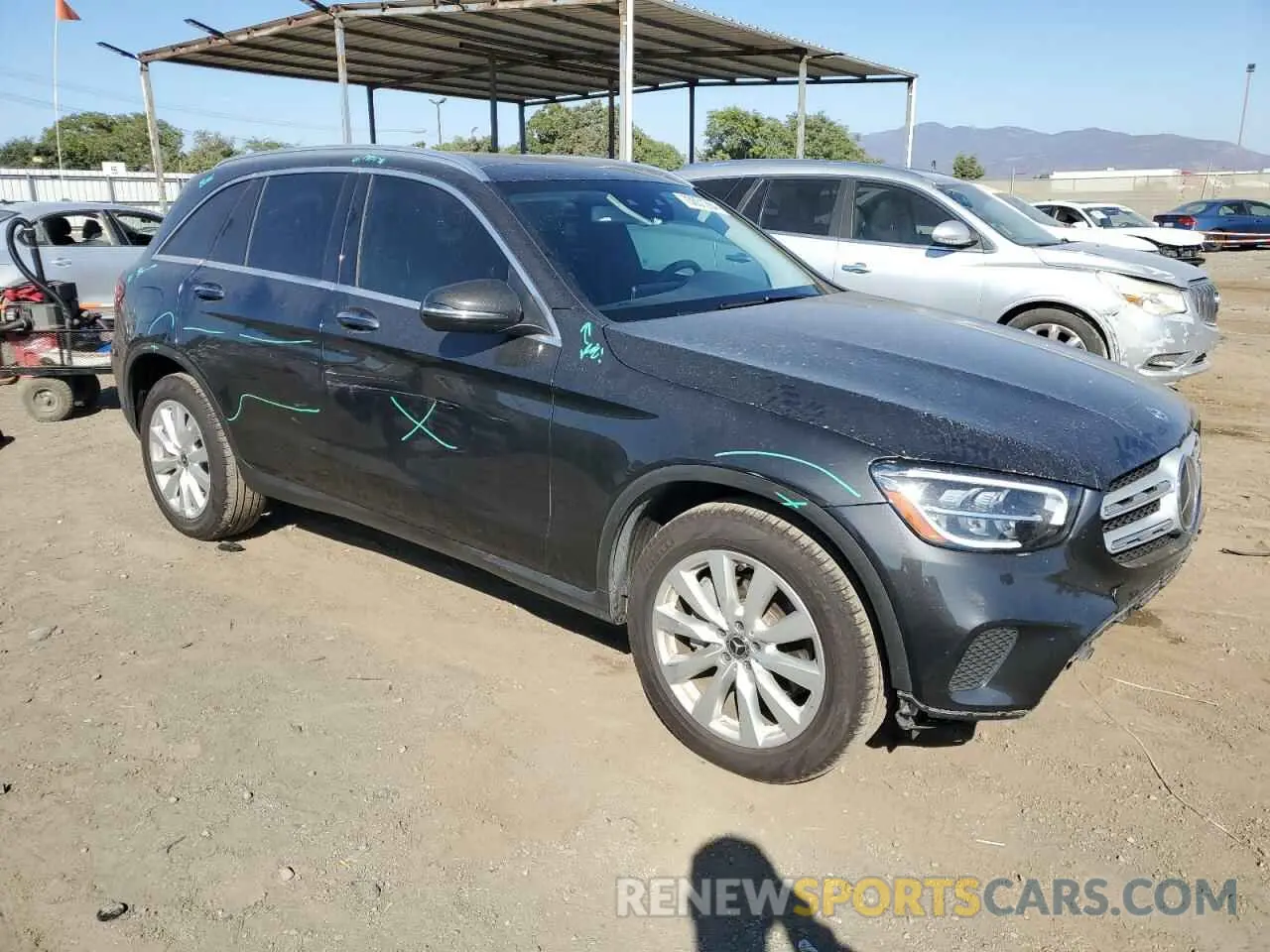 4 fotografías del automóvil dañado W1N0G8DB6LF771448 MERCEDES-BENZ GLC-CLASS 2020
