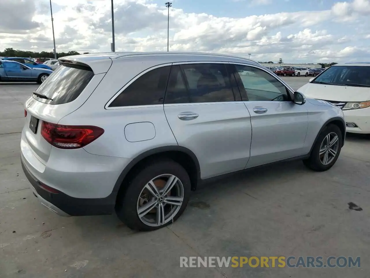 3 fotografías del automóvil dañado W1N0G8DB7LF803520 MERCEDES-BENZ GLC-CLASS 2020