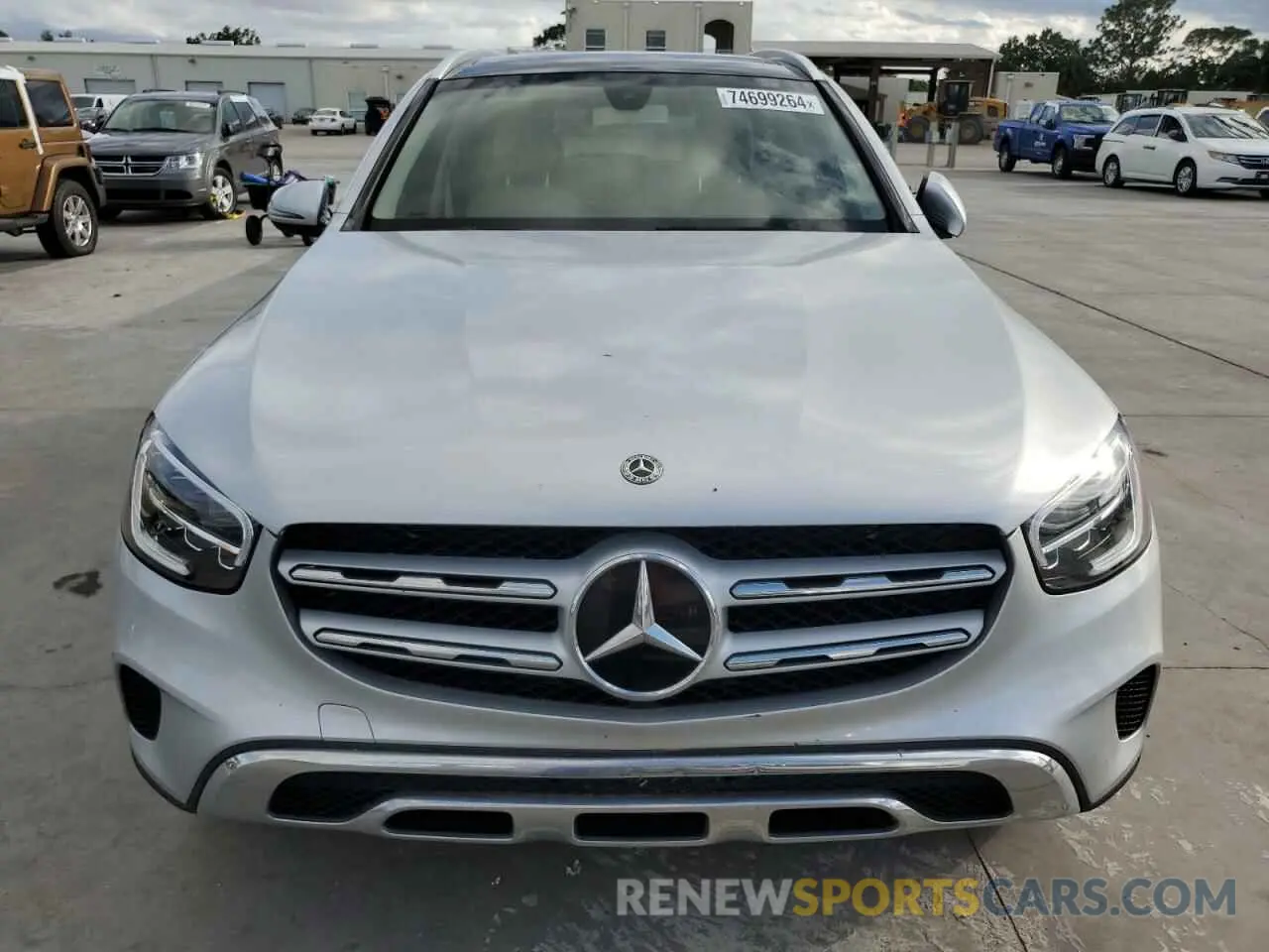 5 fotografías del automóvil dañado W1N0G8DB7LF803520 MERCEDES-BENZ GLC-CLASS 2020
