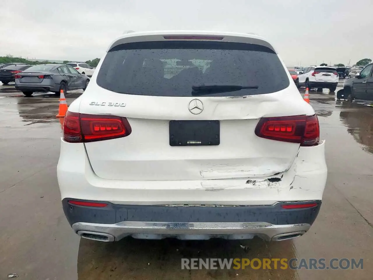 6 fotografías del automóvil dañado W1N0G8DB8LF828040 MERCEDES-BENZ GLC-CLASS 2020