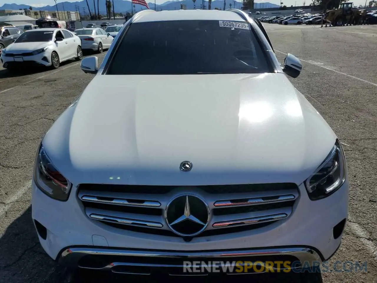 5 fotografías del automóvil dañado W1N0G8DBXLF802572 MERCEDES-BENZ GLC-CLASS 2020