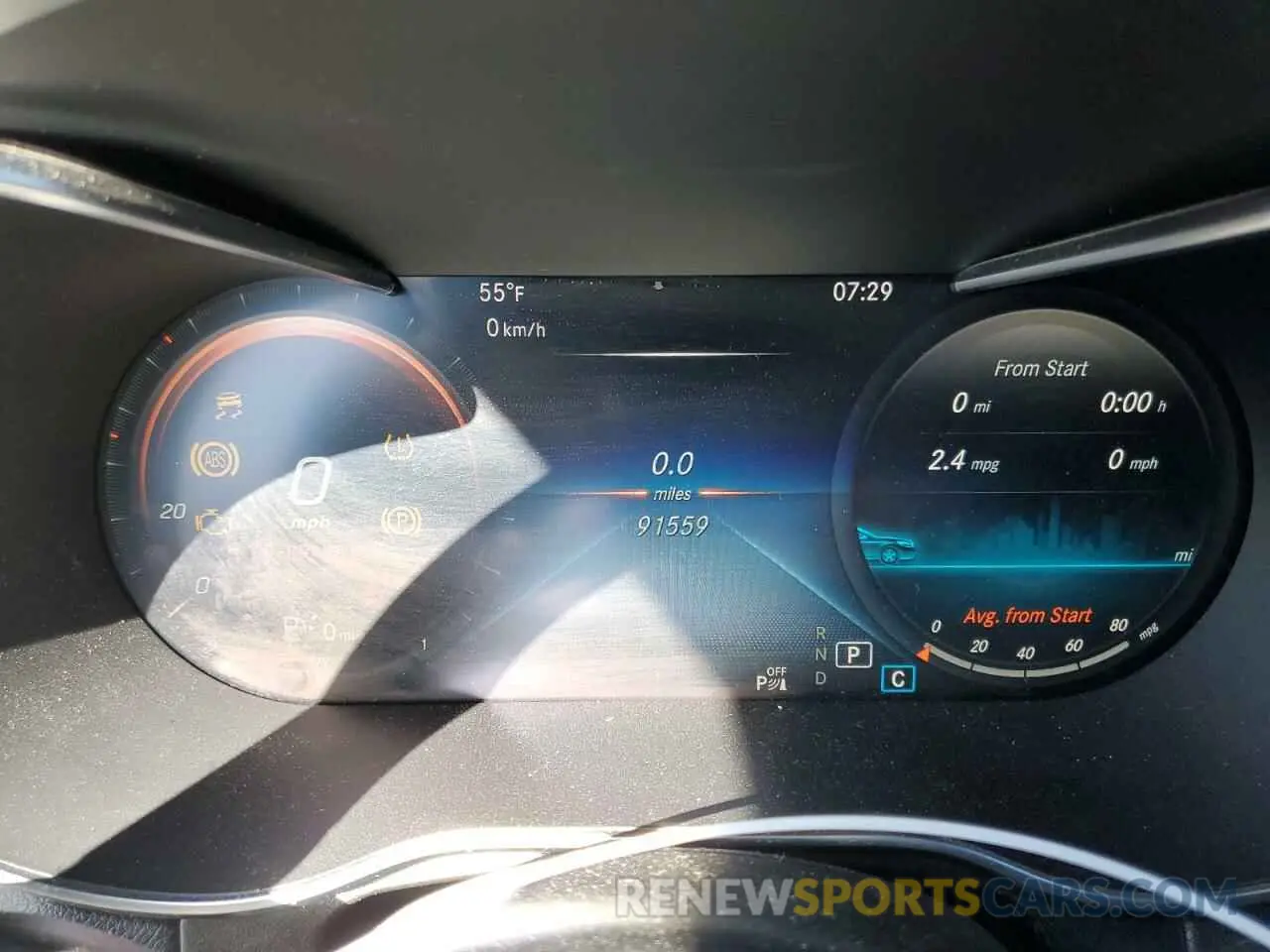 9 fotografías del automóvil dañado W1N0G8DBXLF802572 MERCEDES-BENZ GLC-CLASS 2020