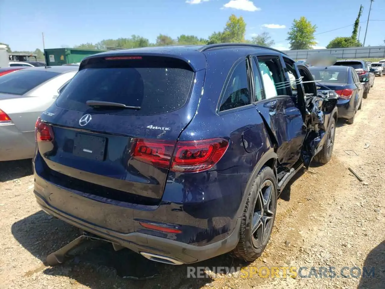 4 fotografías del automóvil dañado W1N0G8EB0LF788485 MERCEDES-BENZ GLC-CLASS 2020
