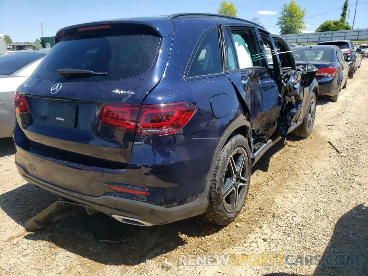 9 fotografías del automóvil dañado W1N0G8EB0LF788485 MERCEDES-BENZ GLC-CLASS 2020