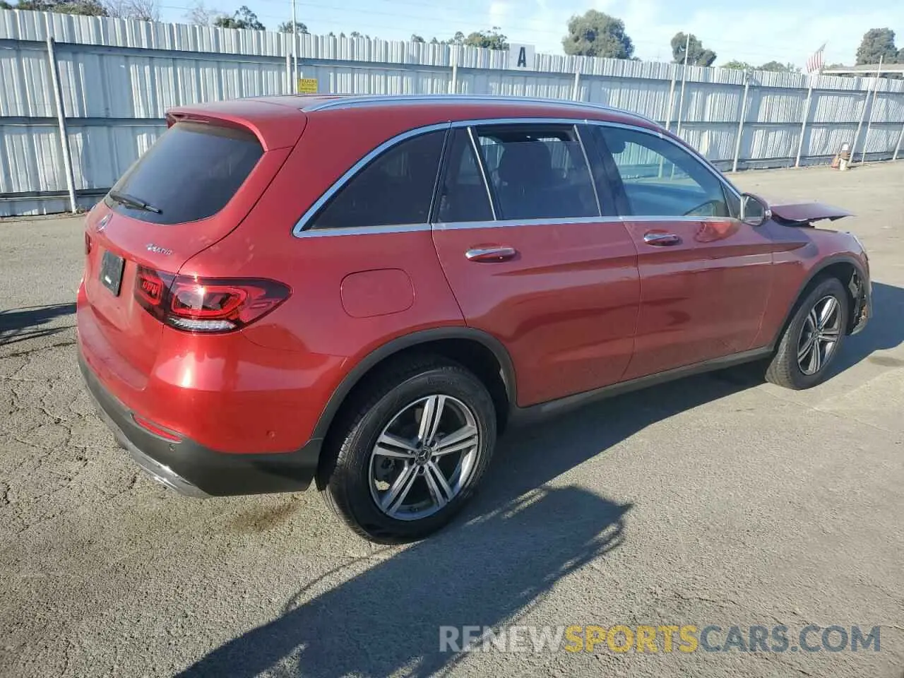 3 fotografías del automóvil dañado W1N0G8EB0LF826328 MERCEDES-BENZ GLC-CLASS 2020