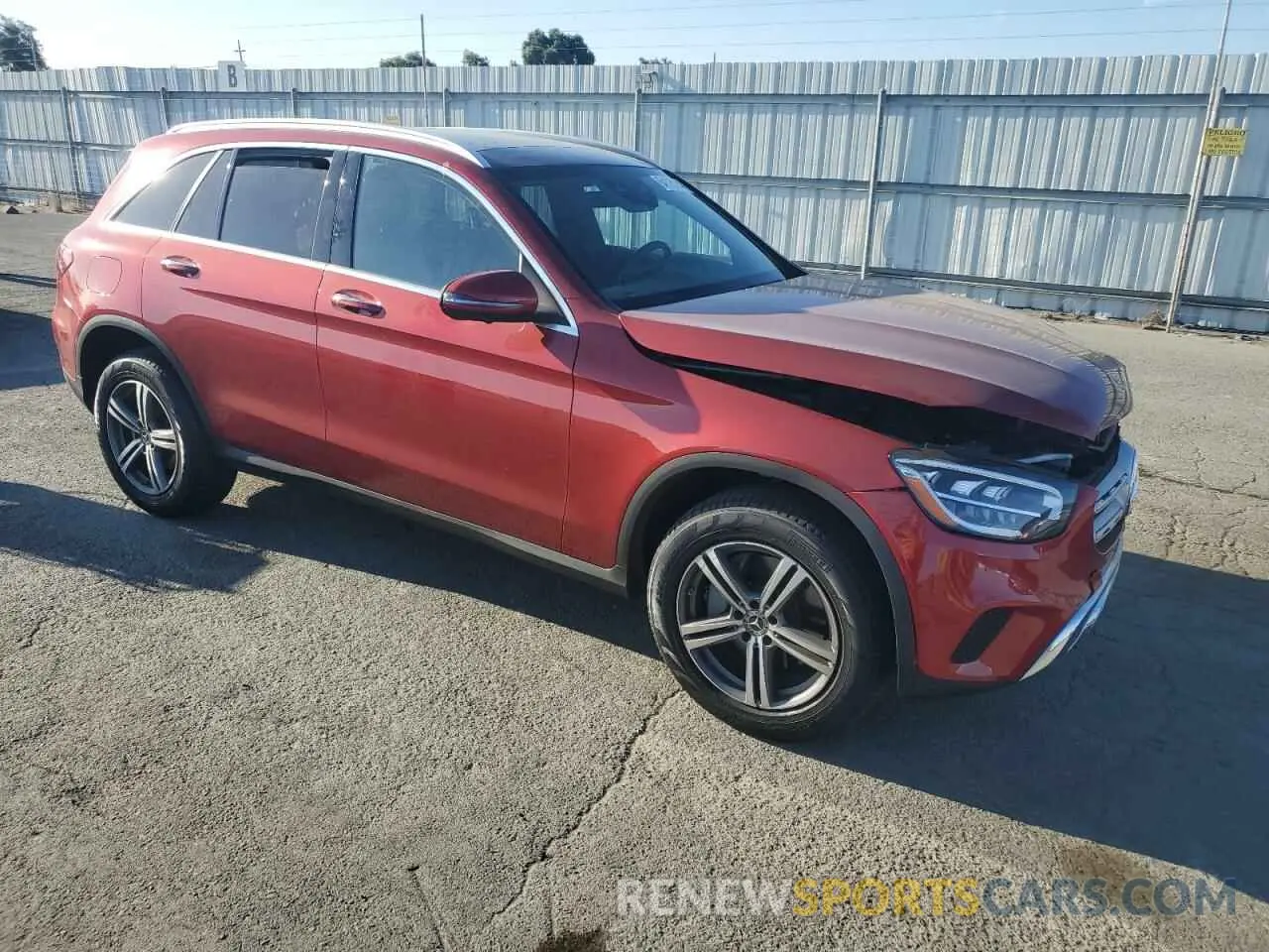 4 fotografías del automóvil dañado W1N0G8EB0LF826328 MERCEDES-BENZ GLC-CLASS 2020