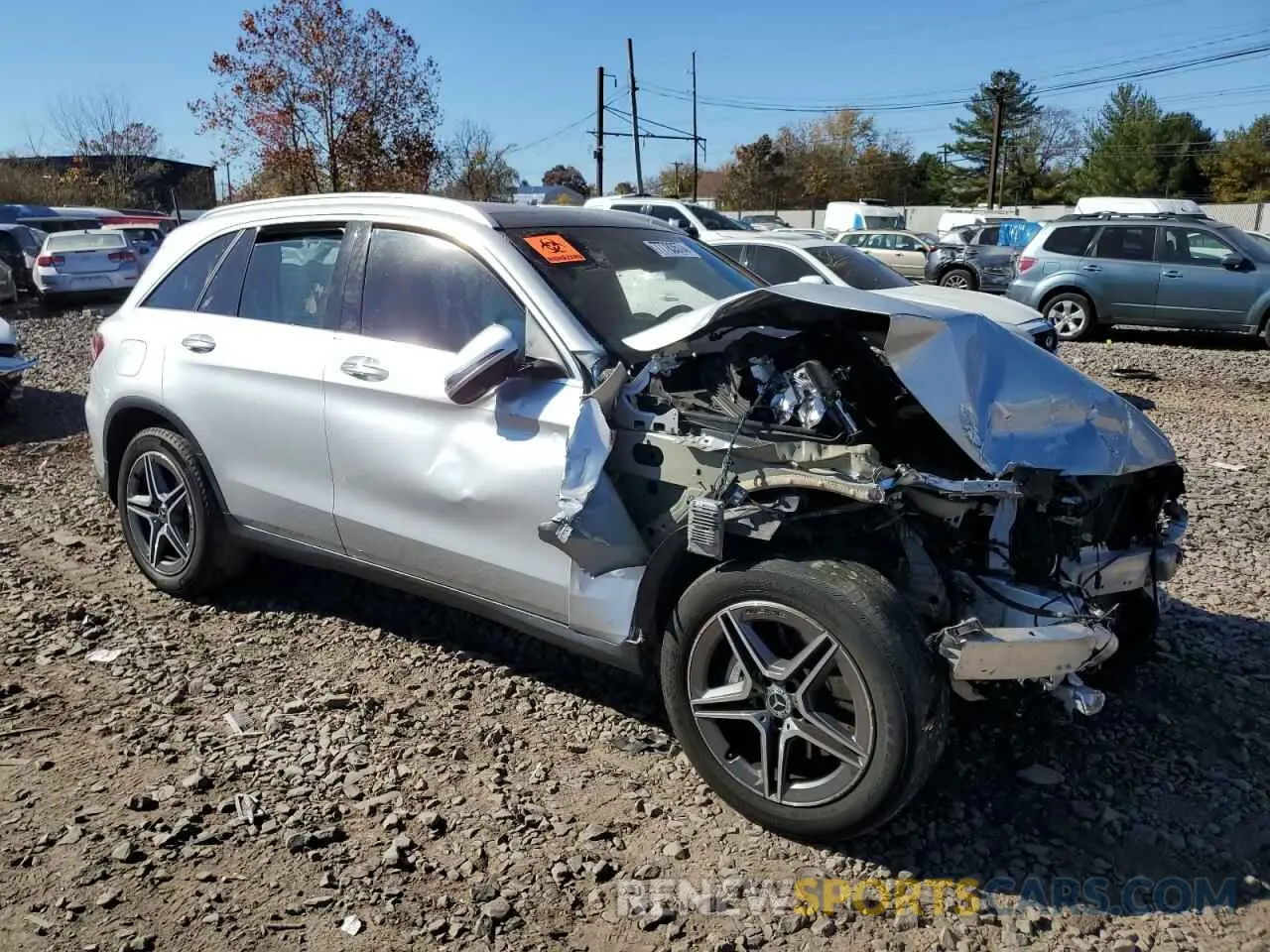 4 fotografías del automóvil dañado W1N0G8EB2LF765242 MERCEDES-BENZ GLC-CLASS 2020