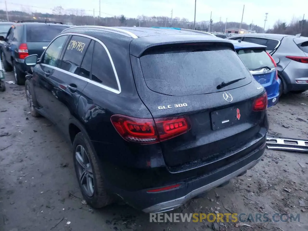 3 fotografías del automóvil dañado W1N0G8EB2LF809773 MERCEDES-BENZ GLC-CLASS 2020