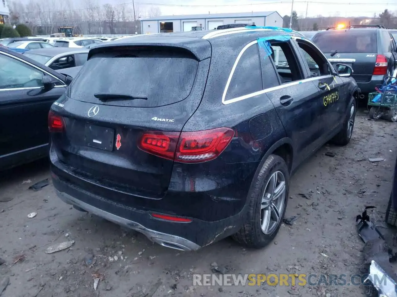 4 fotografías del automóvil dañado W1N0G8EB2LF809773 MERCEDES-BENZ GLC-CLASS 2020