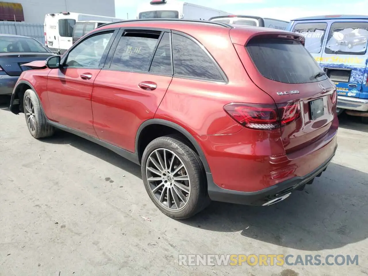 3 fotografías del automóvil dañado W1N0G8EB4LF830768 MERCEDES-BENZ GLC-CLASS 2020