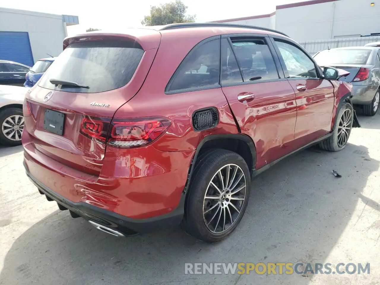 4 fotografías del automóvil dañado W1N0G8EB4LF830768 MERCEDES-BENZ GLC-CLASS 2020
