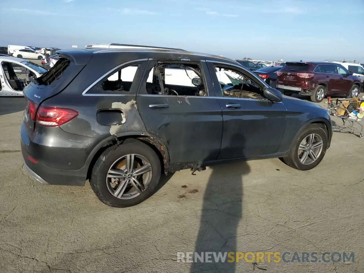 3 fotografías del automóvil dañado W1N0G8EB6LF759363 MERCEDES-BENZ GLC-CLASS 2020