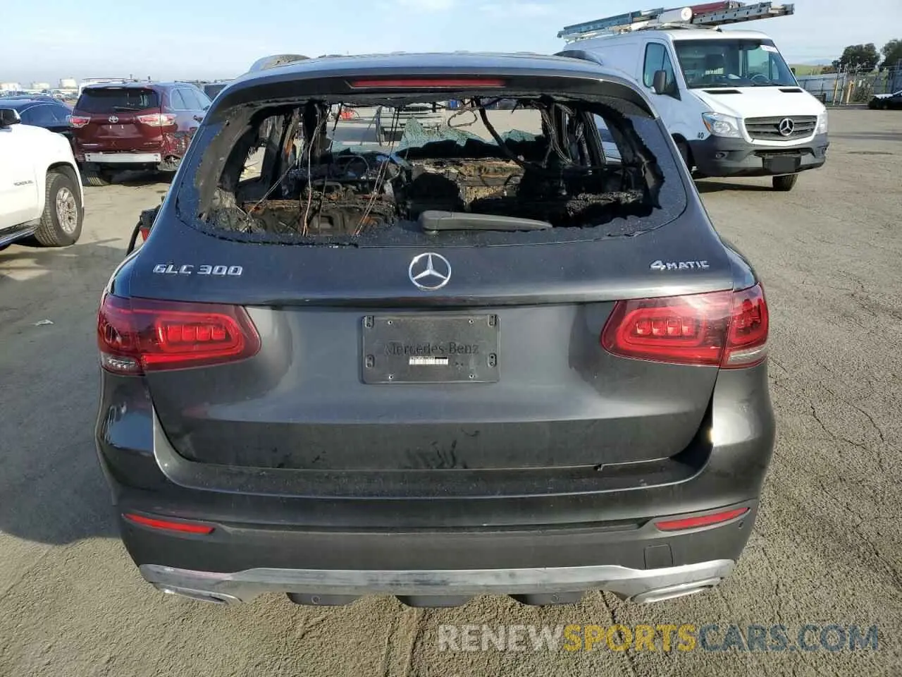 6 fotografías del automóvil dañado W1N0G8EB6LF759363 MERCEDES-BENZ GLC-CLASS 2020