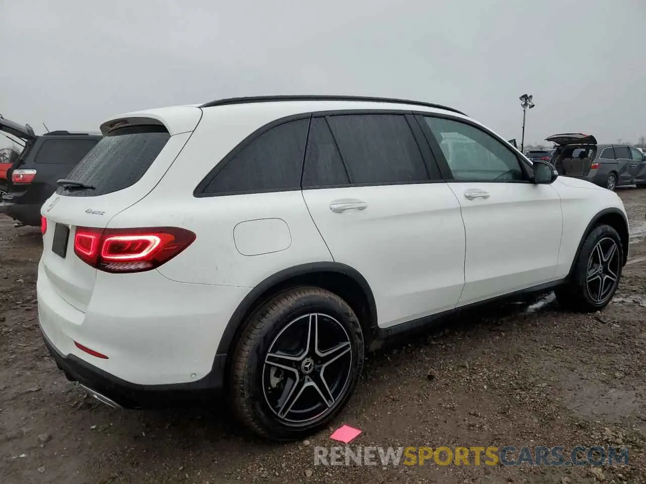 3 fotografías del automóvil dañado W1N0G8EBXLF764663 MERCEDES-BENZ GLC-CLASS 2020