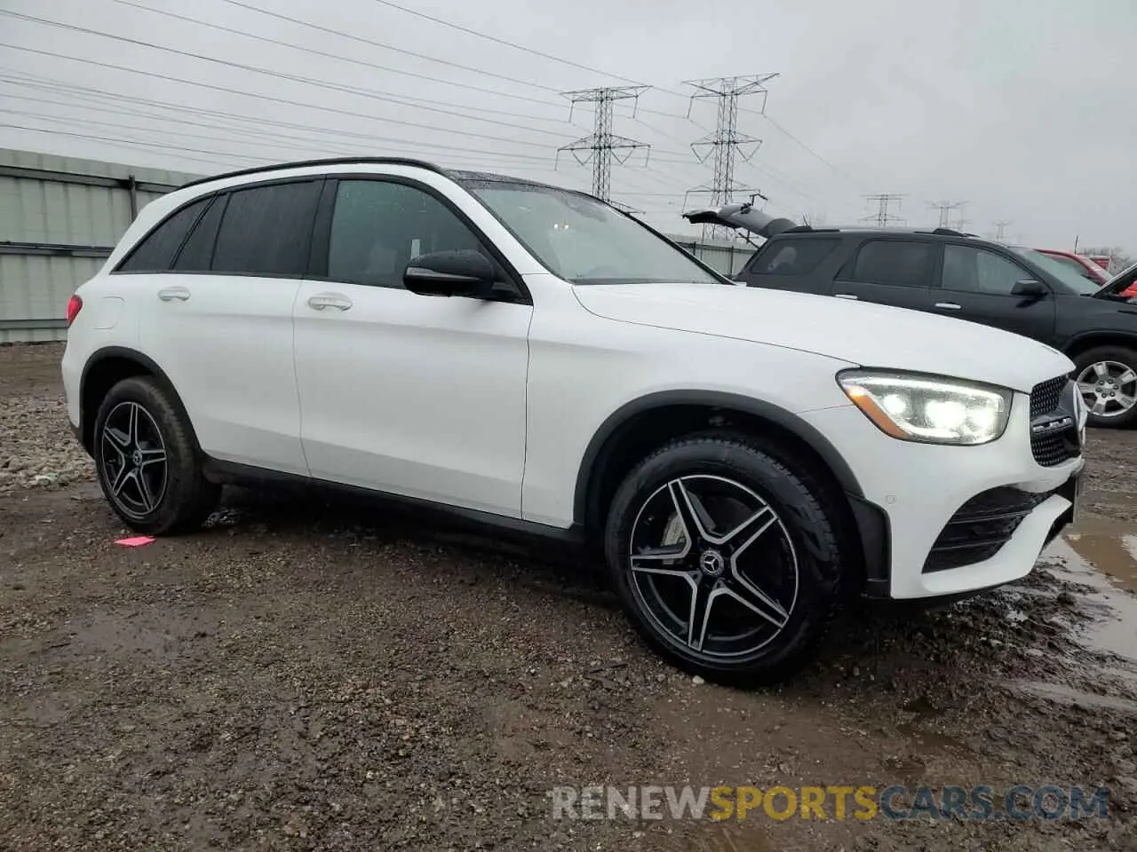 4 fotografías del automóvil dañado W1N0G8EBXLF764663 MERCEDES-BENZ GLC-CLASS 2020