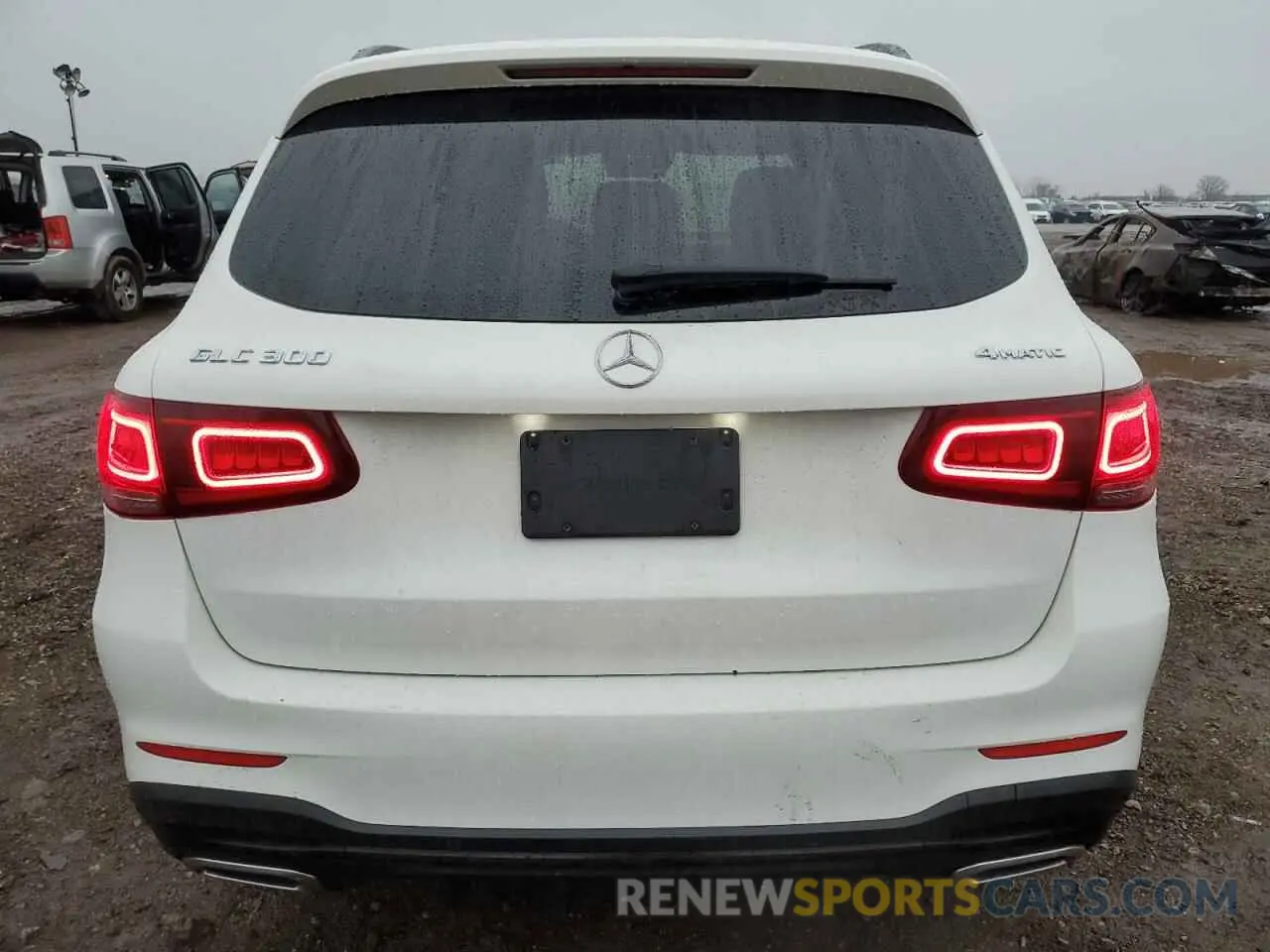 6 fotografías del automóvil dañado W1N0G8EBXLF764663 MERCEDES-BENZ GLC-CLASS 2020