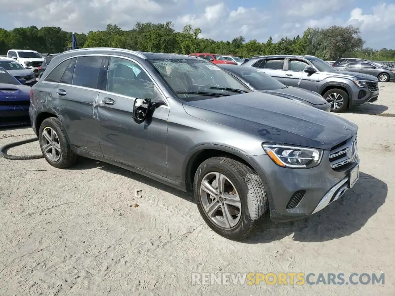 4 fotografías del automóvil dañado W1N0G8EBXLF767188 MERCEDES-BENZ GLC-CLASS 2020