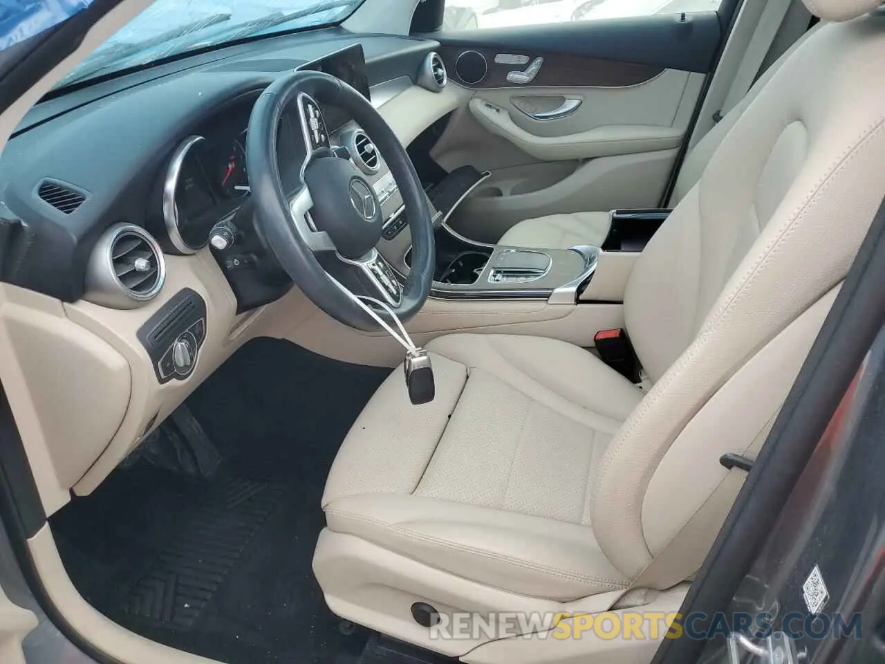 7 fotografías del automóvil dañado W1N0G8EBXLF767188 MERCEDES-BENZ GLC-CLASS 2020