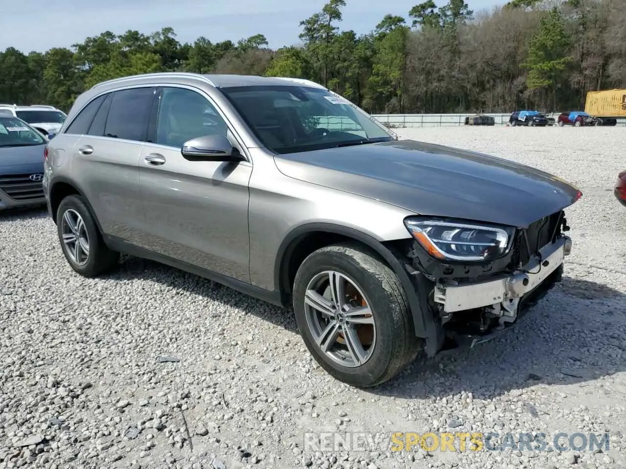 4 fotografías del automóvil dañado WDC0G8DB9LF698299 MERCEDES-BENZ GLC-CLASS 2020