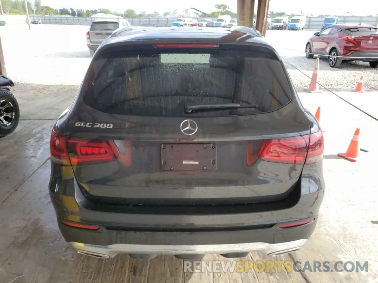 6 fotografías del automóvil dañado WDC0G8DBXLF708547 MERCEDES-BENZ GLC-CLASS 2020