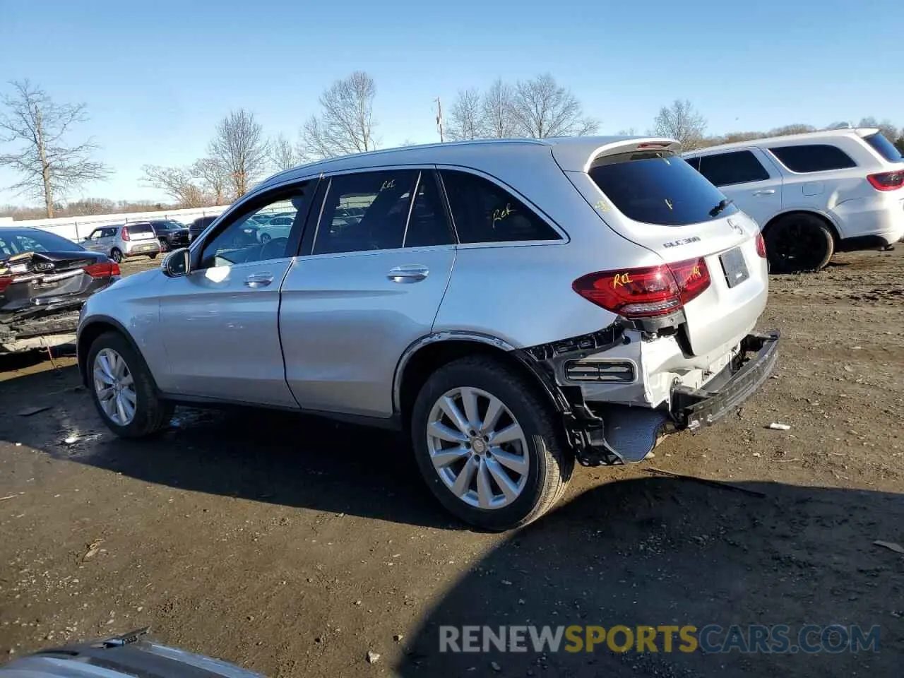 2 fotografías del automóvil dañado WDC0G8EB0LF675749 MERCEDES-BENZ GLC-CLASS 2020