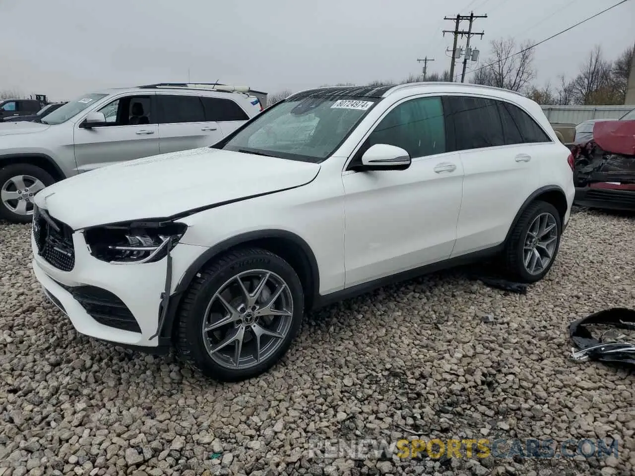 1 fotografías del automóvil dañado WDC0G8EB0LF693264 MERCEDES-BENZ GLC-CLASS 2020