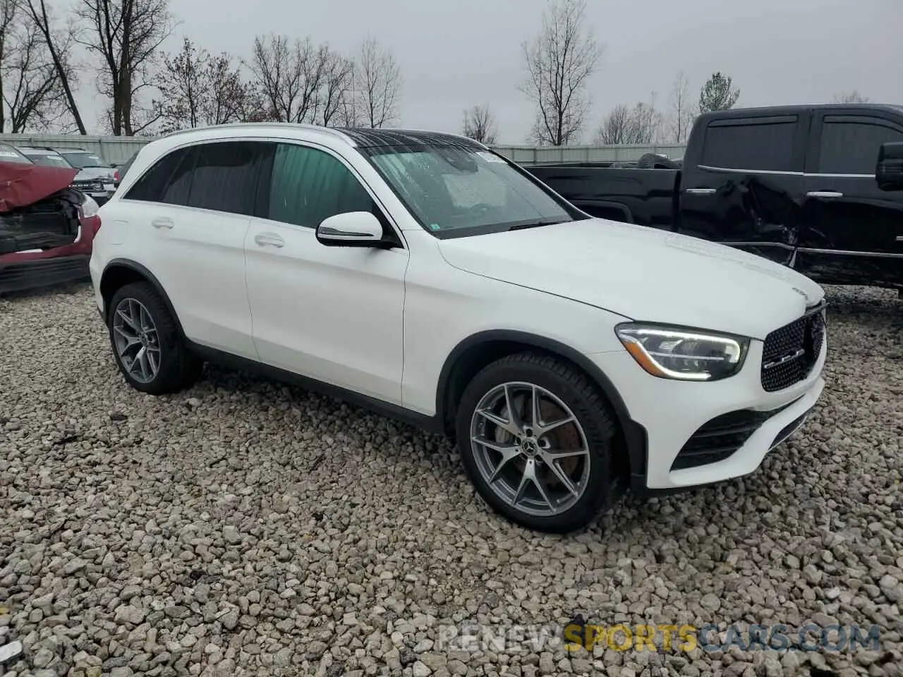 4 fotografías del automóvil dañado WDC0G8EB0LF693264 MERCEDES-BENZ GLC-CLASS 2020