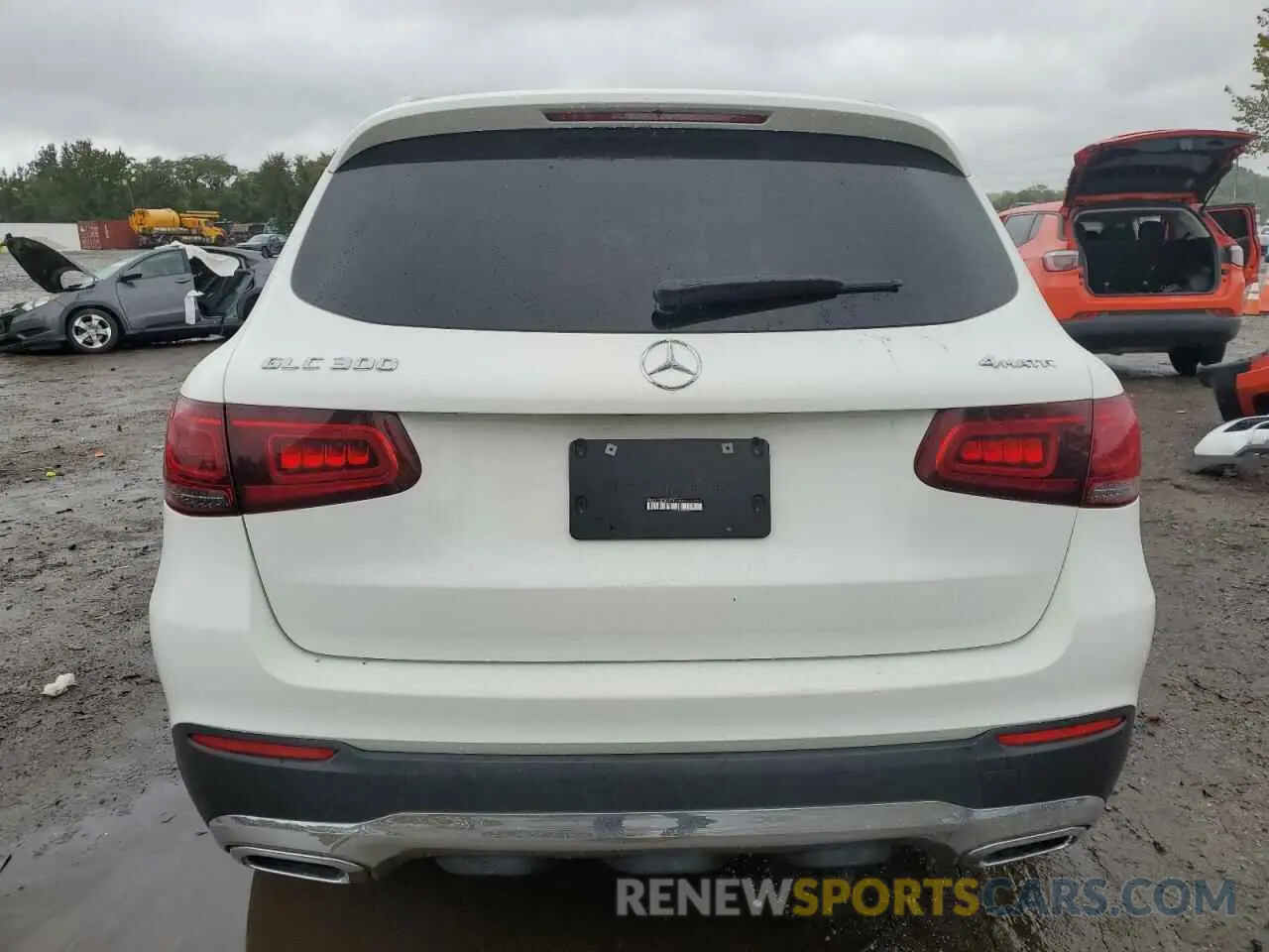 6 fotografías del automóvil dañado WDC0G8EB0LF701332 MERCEDES-BENZ GLC-CLASS 2020