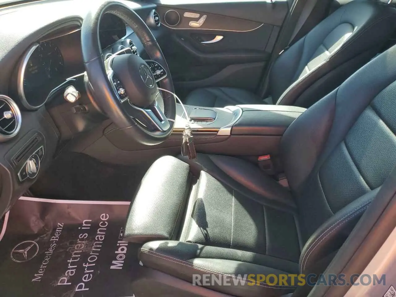 7 fotografías del automóvil dañado WDC0G8EB0LF708054 MERCEDES-BENZ GLC-CLASS 2020