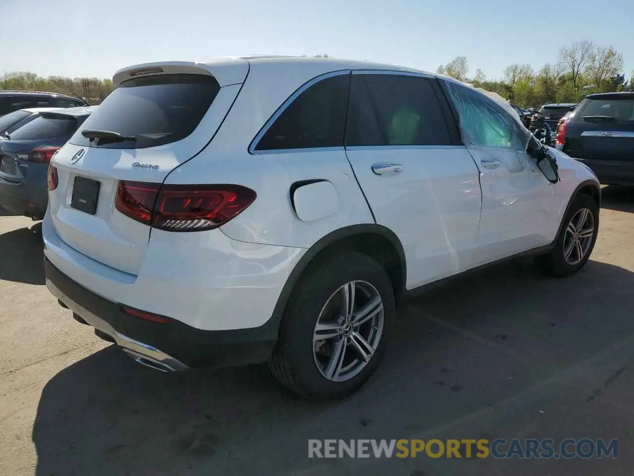 3 fotografías del automóvil dañado WDC0G8EB0LF715022 MERCEDES-BENZ GLC-CLASS 2020