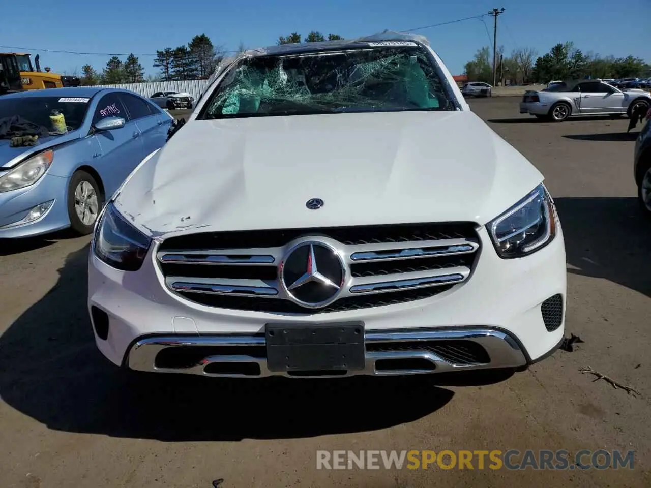 5 fotografías del automóvil dañado WDC0G8EB0LF715022 MERCEDES-BENZ GLC-CLASS 2020