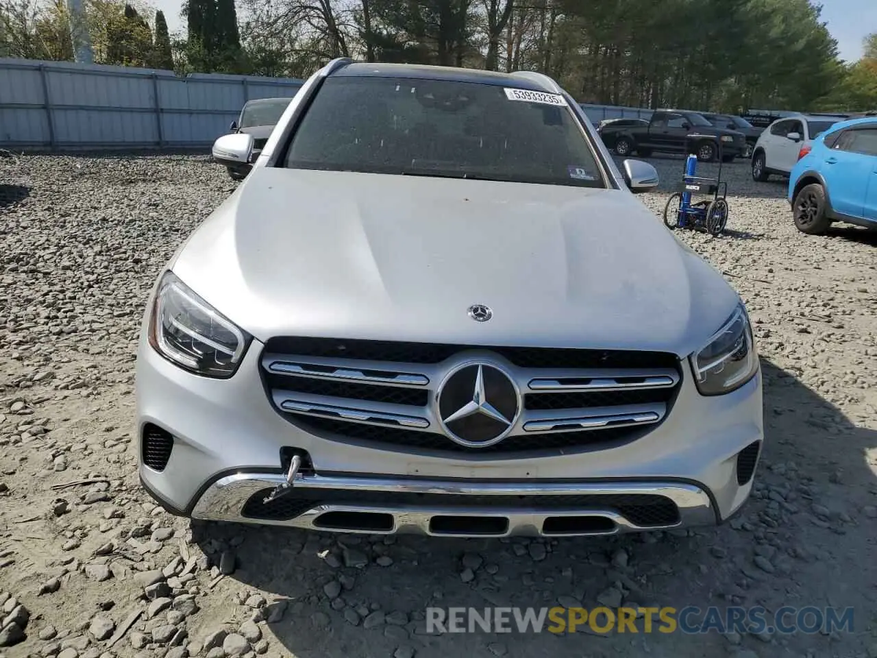 5 fotografías del automóvil dañado WDC0G8EB1LF674917 MERCEDES-BENZ GLC-CLASS 2020