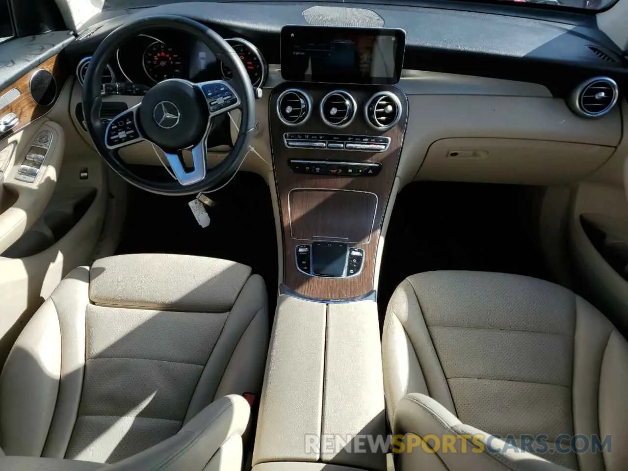 8 fotografías del automóvil dañado WDC0G8EB2LF755117 MERCEDES-BENZ GLC-CLASS 2020