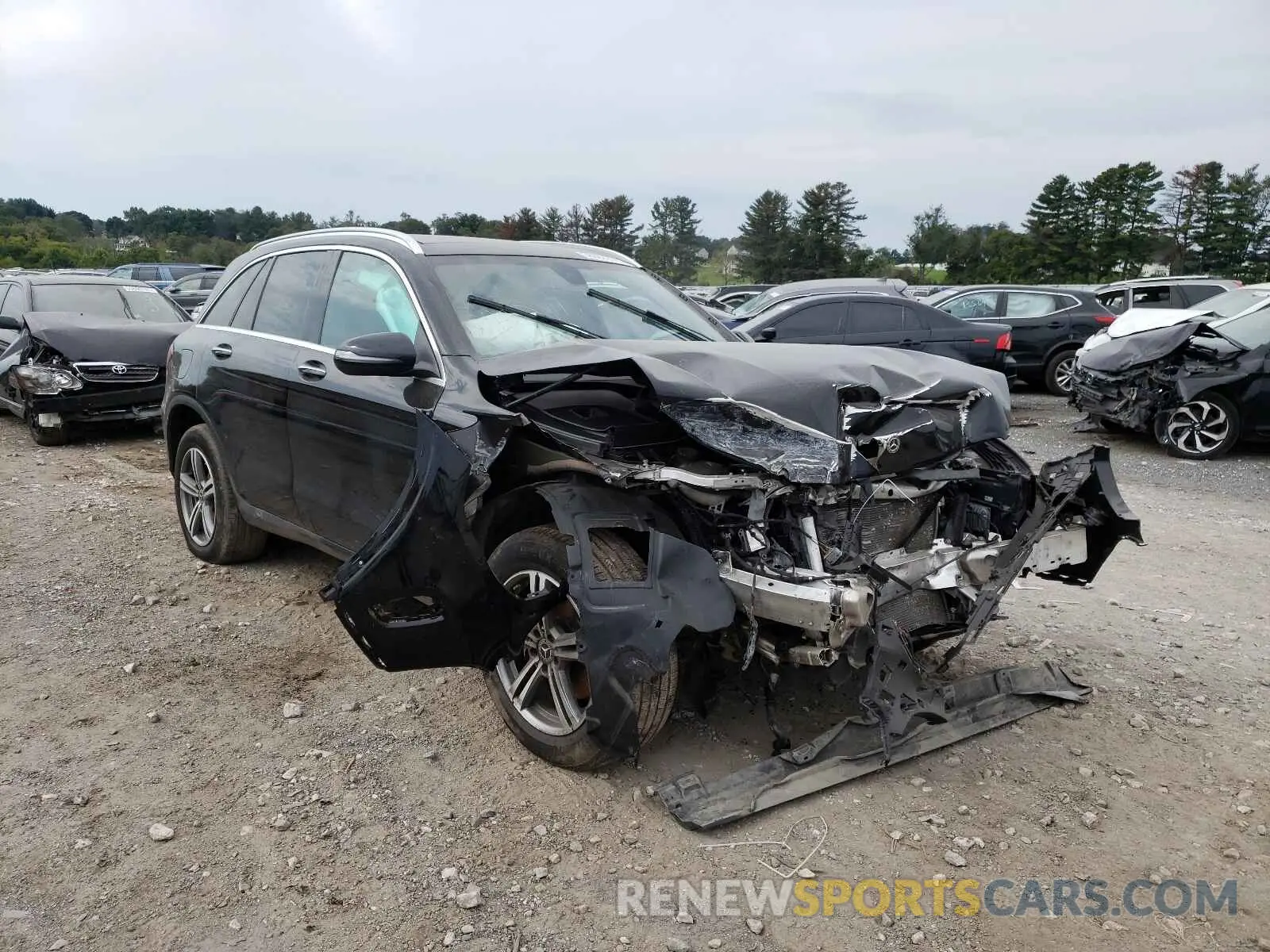1 fotografías del automóvil dañado WDC0G8EB7LF673741 MERCEDES-BENZ GLC-CLASS 2020