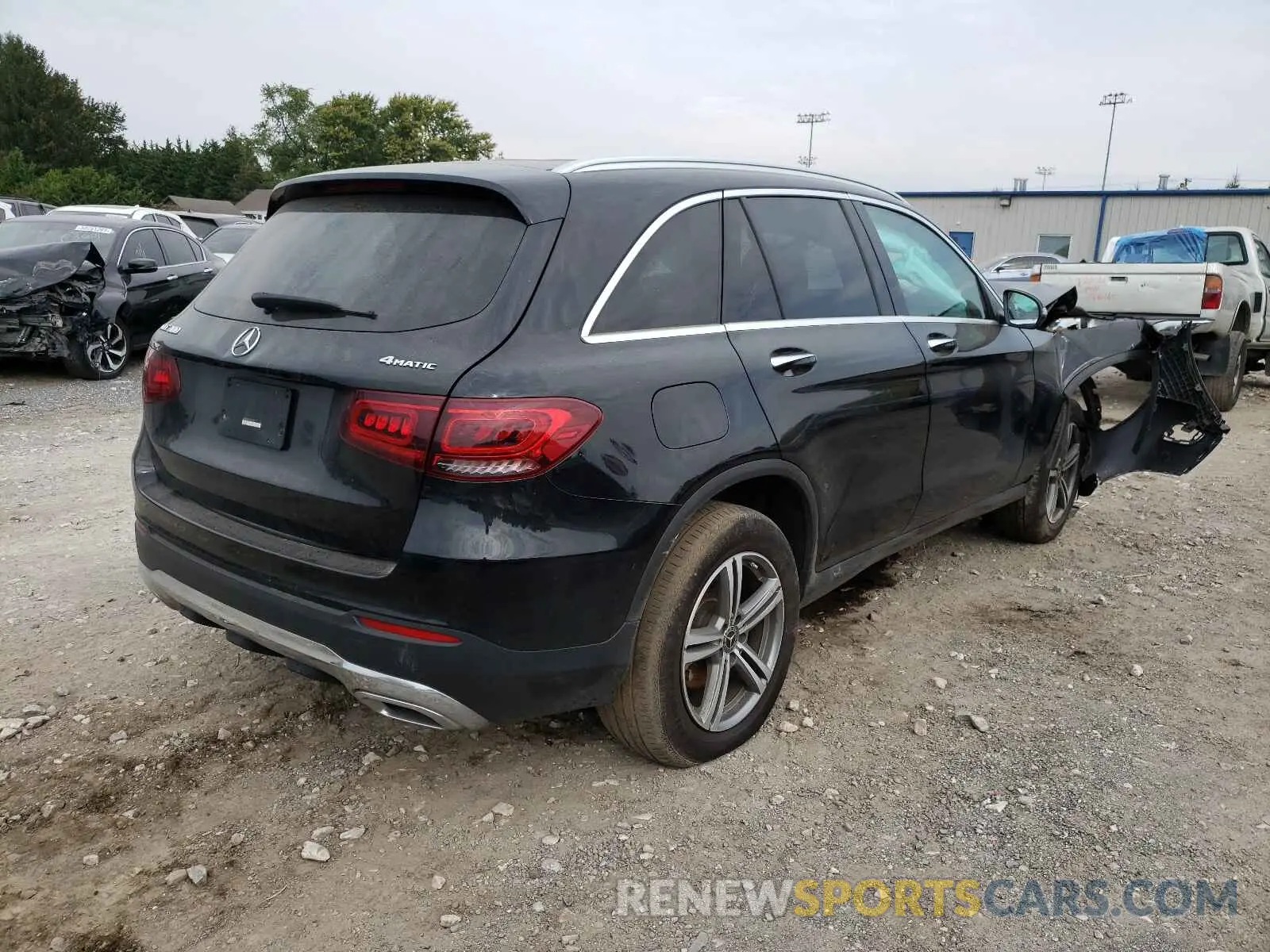 4 fotografías del automóvil dañado WDC0G8EB7LF673741 MERCEDES-BENZ GLC-CLASS 2020