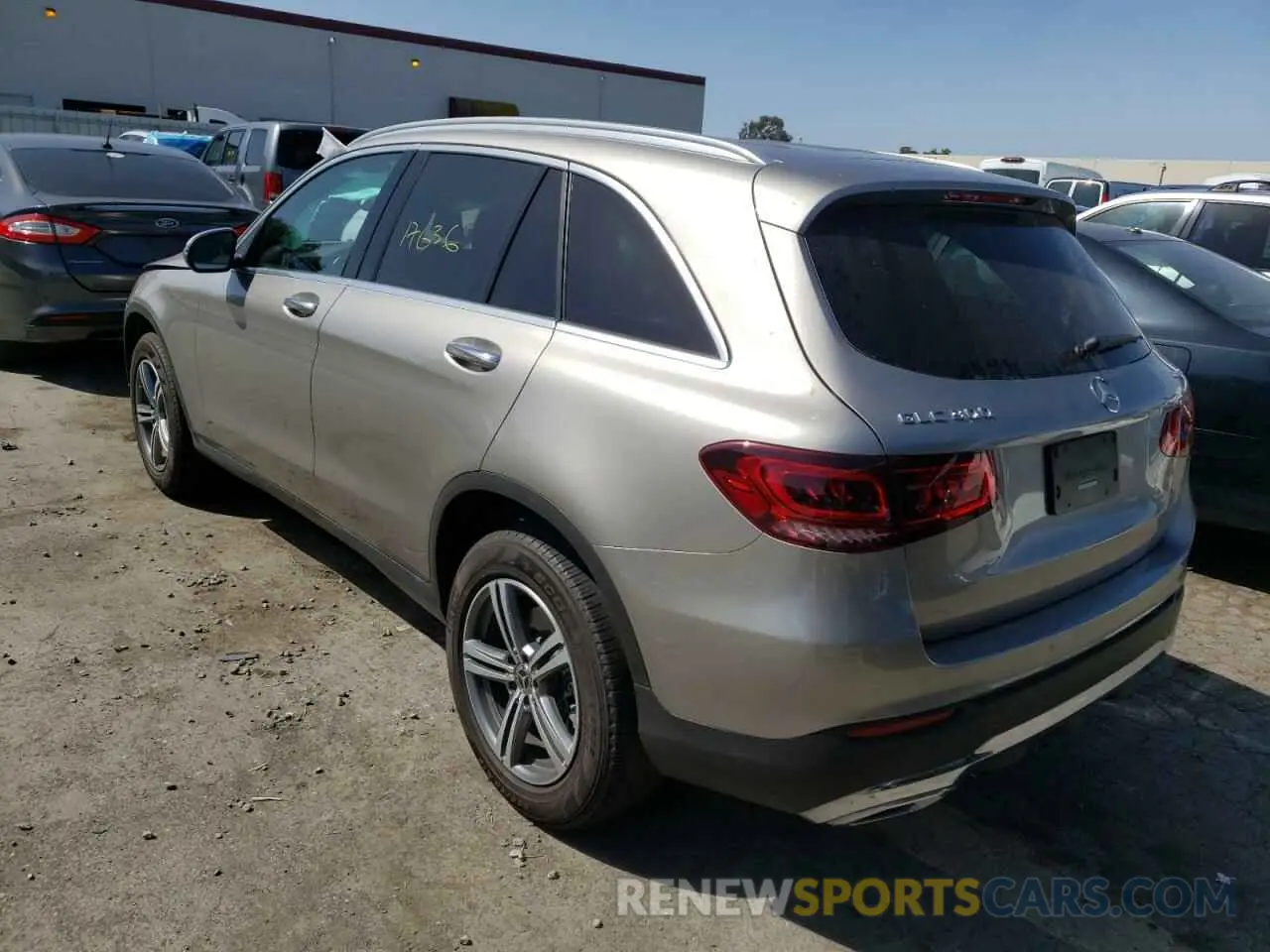 3 fotografías del automóvil dañado WDC0G8EB9LF683123 MERCEDES-BENZ GLC-CLASS 2020