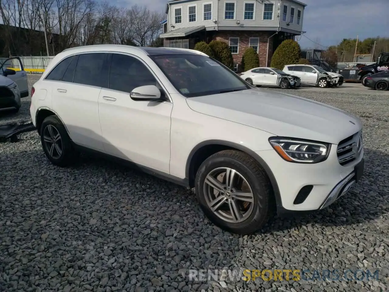4 fotografías del automóvil dañado WDC0G8EBXLF718526 MERCEDES-BENZ GLC-CLASS 2020