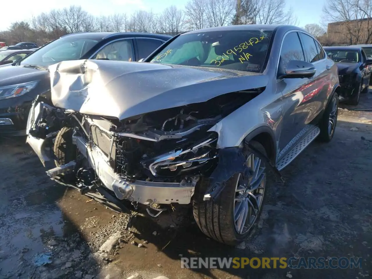 2 fotografías del automóvil dañado WDC0J6EB8LF731393 MERCEDES-BENZ GLC-CLASS 2020