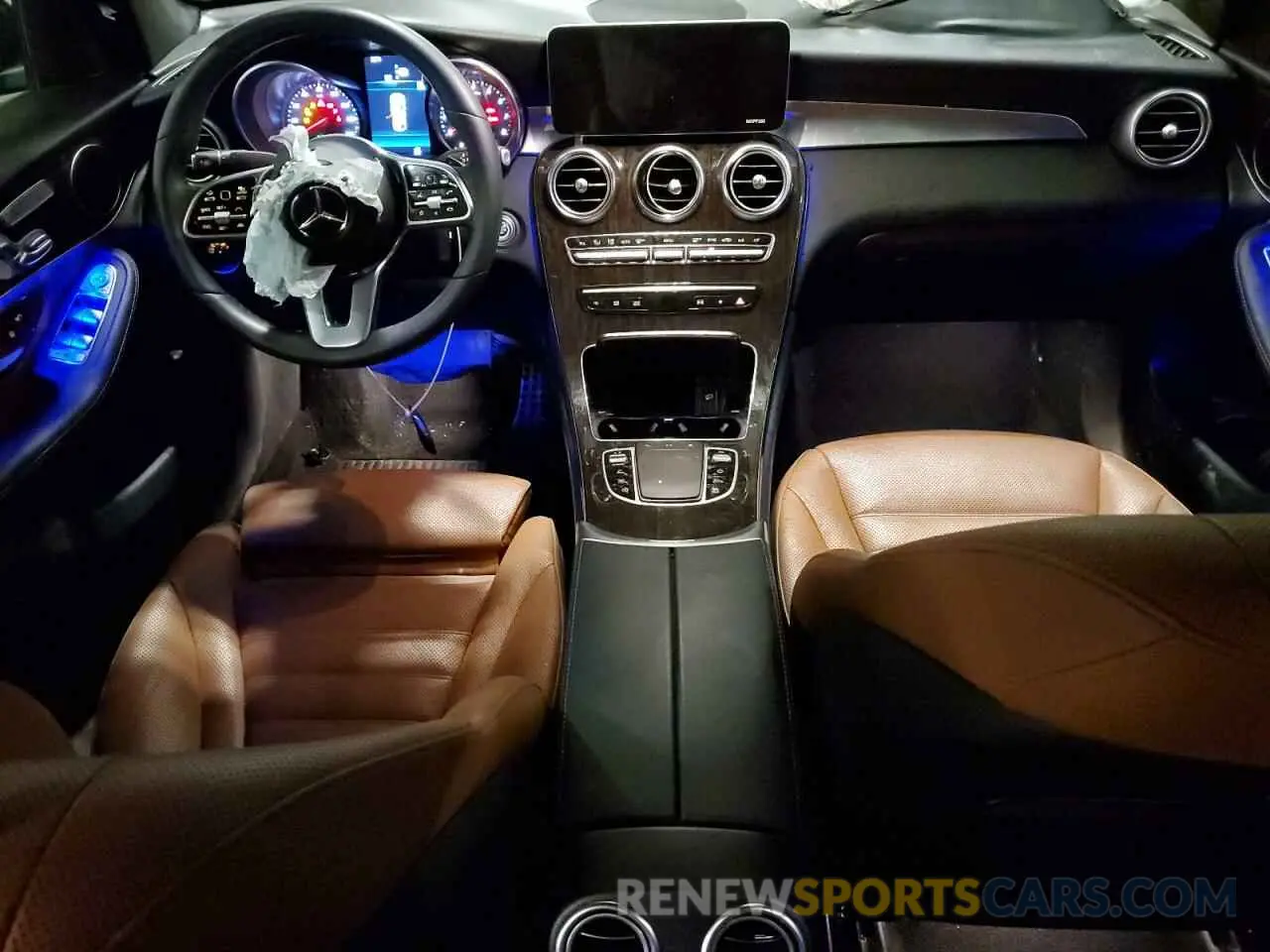 8 fotografías del automóvil dañado WDC0J8EB3LF710589 MERCEDES-BENZ GLC-CLASS 2020