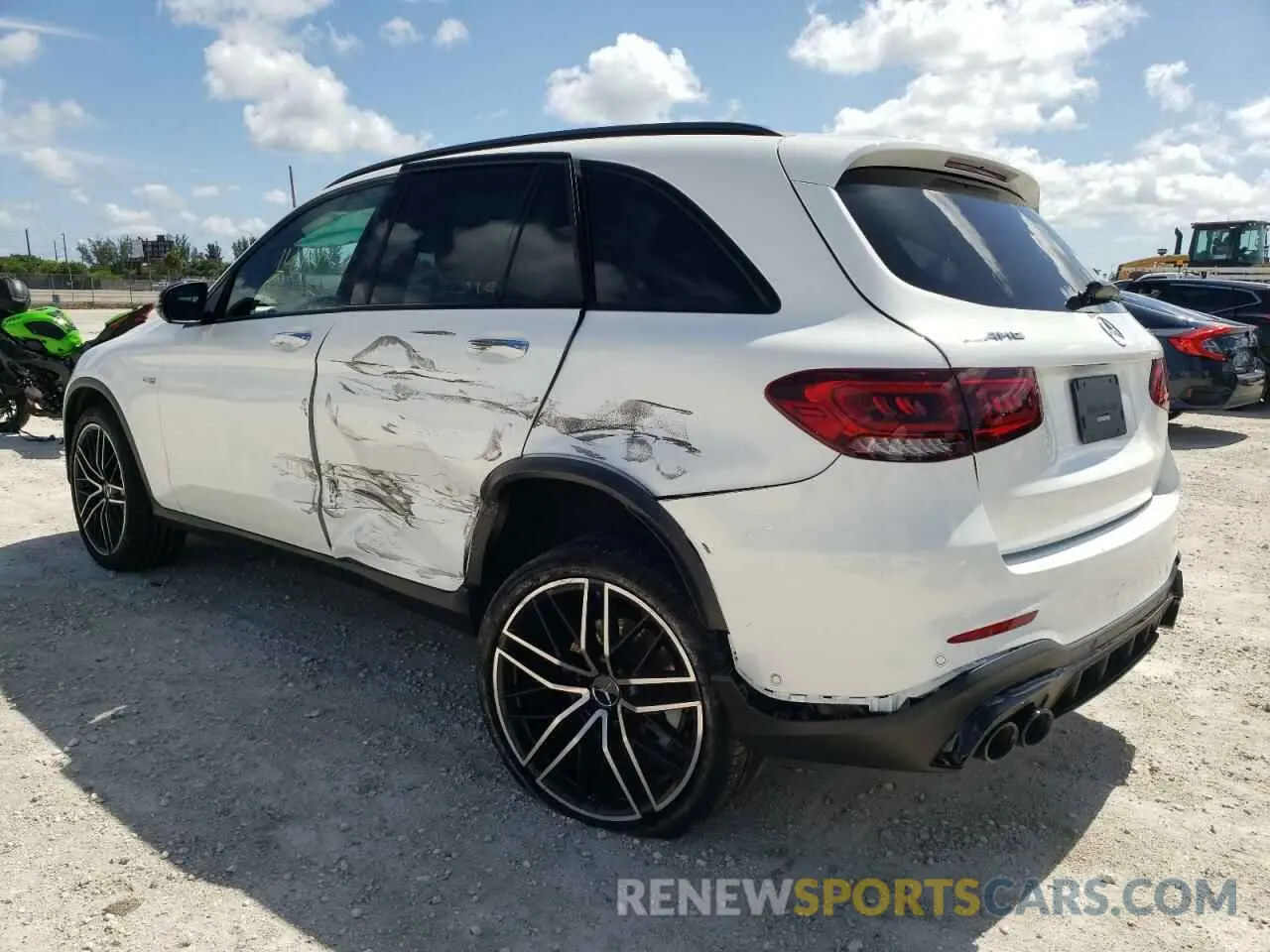 3 fotografías del automóvil dañado W1N0G6EB0MF913765 MERCEDES-BENZ GLC-CLASS 2021