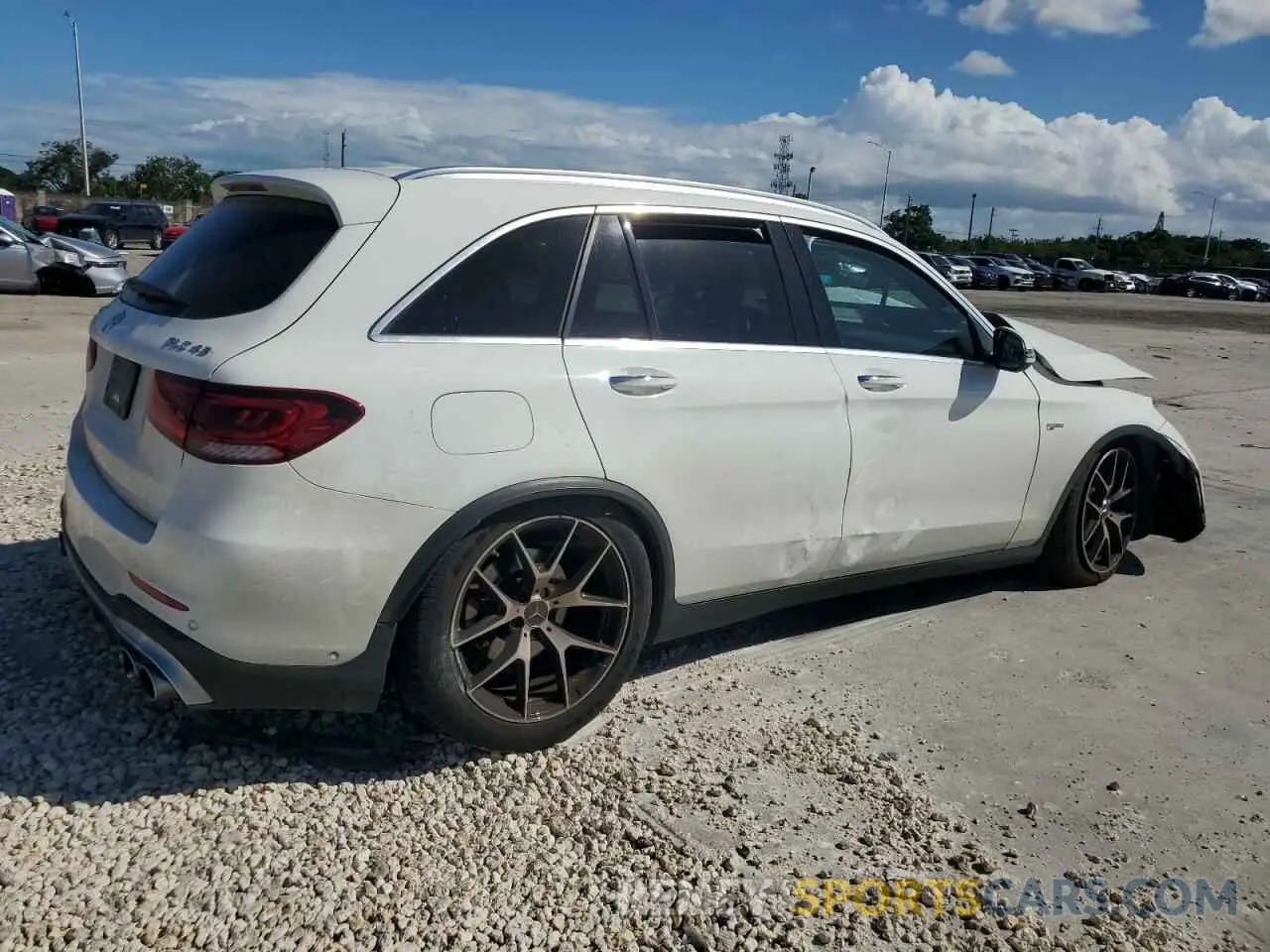 3 fotografías del automóvil dañado W1N0G6EB2MF948792 MERCEDES-BENZ GLC-CLASS 2021