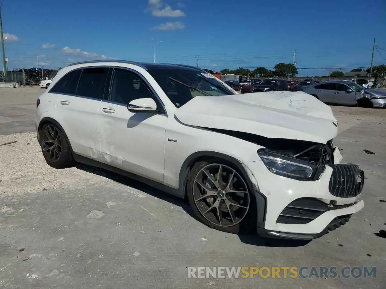 4 fotografías del automóvil dañado W1N0G6EB2MF948792 MERCEDES-BENZ GLC-CLASS 2021
