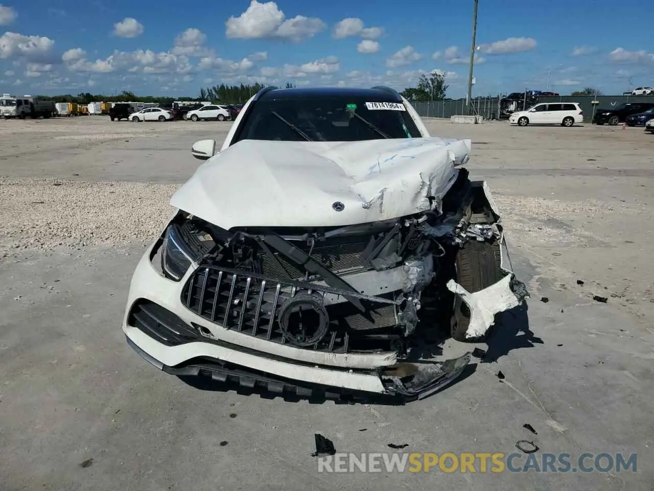 5 fotografías del automóvil dañado W1N0G6EB2MF948792 MERCEDES-BENZ GLC-CLASS 2021