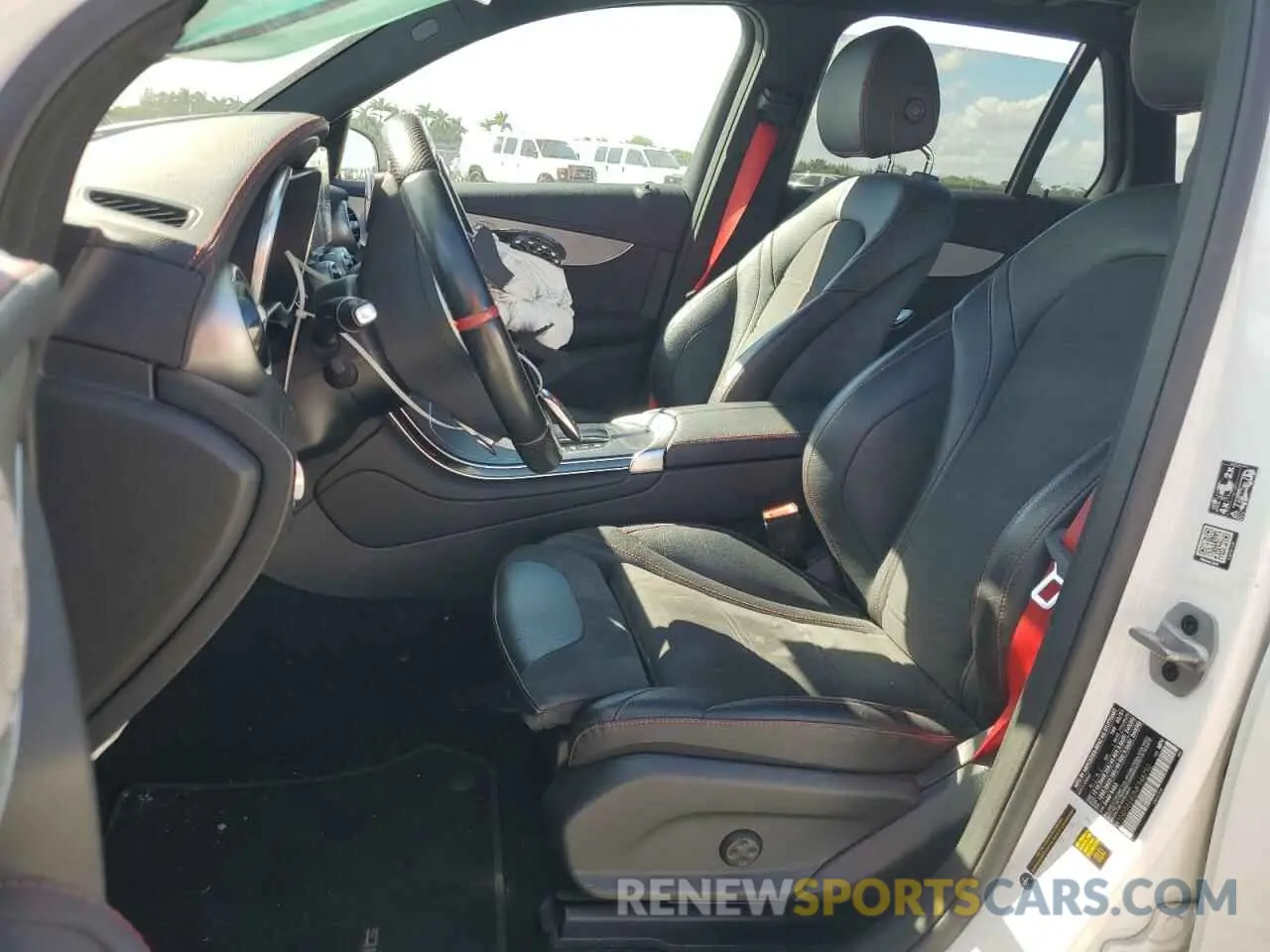 7 fotografías del automóvil dañado W1N0G6EB2MF948792 MERCEDES-BENZ GLC-CLASS 2021