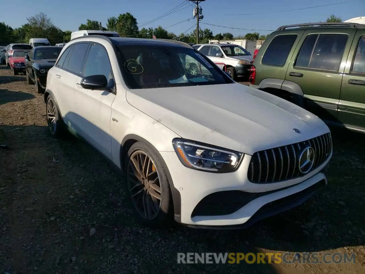 1 fotografías del automóvil dañado W1N0G6EB7MF989354 MERCEDES-BENZ GLC-CLASS 2021