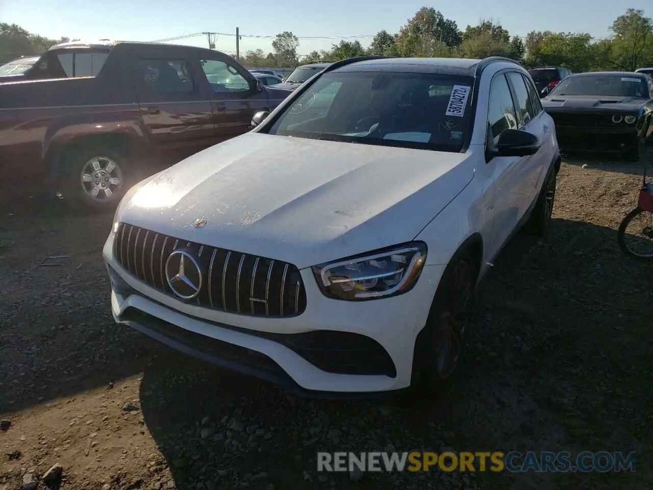 2 fotografías del automóvil dañado W1N0G6EB7MF989354 MERCEDES-BENZ GLC-CLASS 2021
